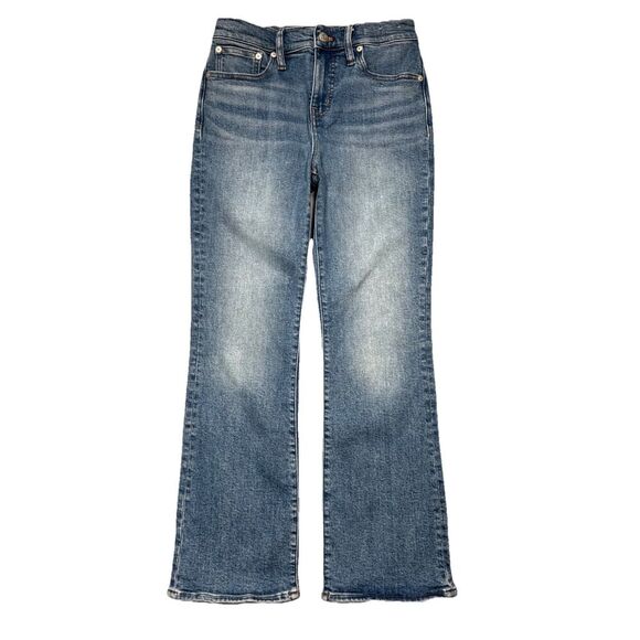Madewell Denim - Madewell Kick Out Jeans 26 (26x27) Blue Denim High Mid Stretch Bootcut Womens